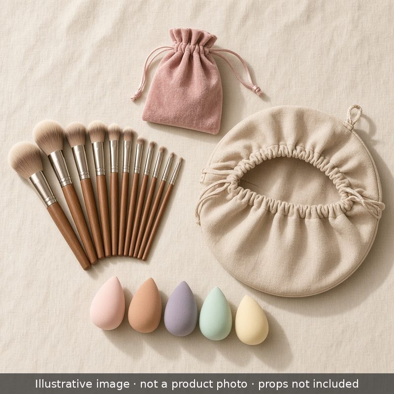 Illustrative image of the Brush & Bag Set (not a product photo)