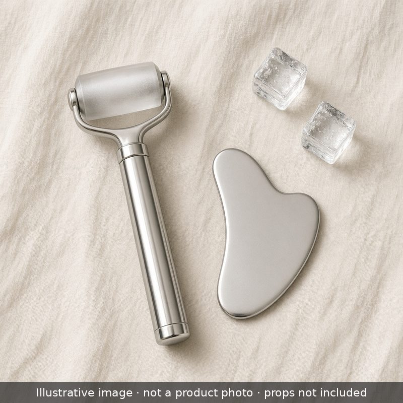 Illustrative image of the Cooling Massage Duo (not a product photo)