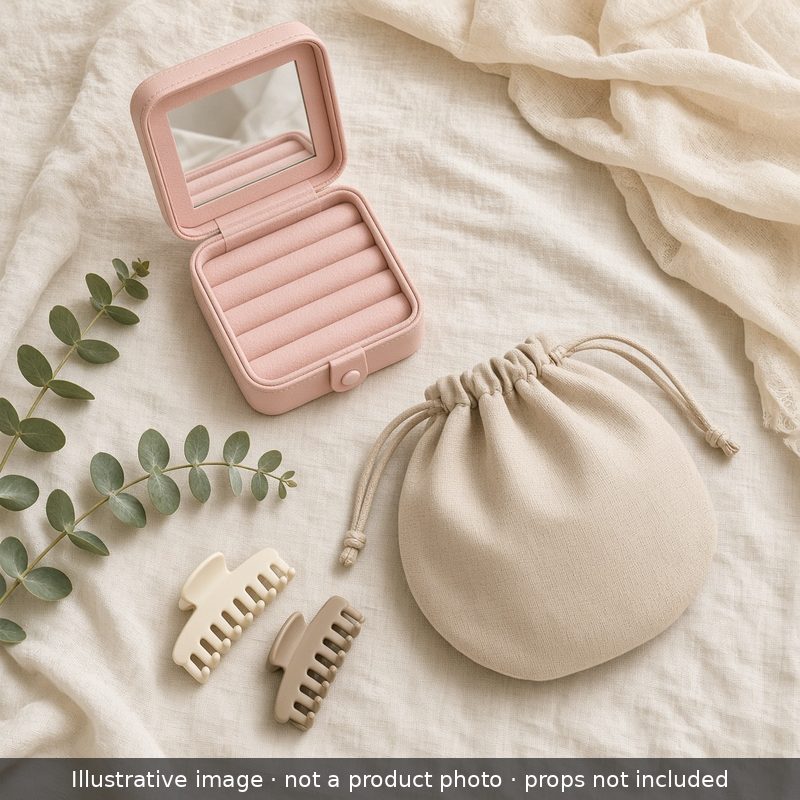 Illustrative image of the Travel Beauty Gift Set (not a product photo)